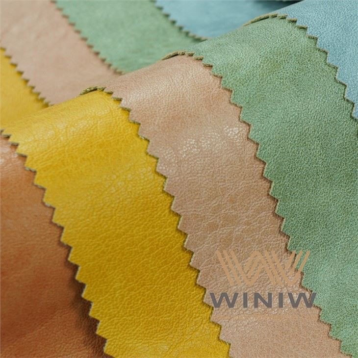 Stretch PU Faux Leather Fabric for Clothing