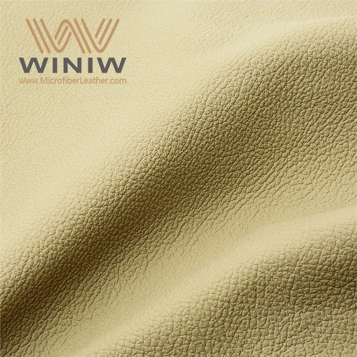 Beige Alcantara Synthetic Microfiber Leather