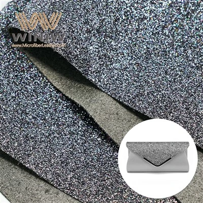 밝은 마이크로 섬유 모조 Leatehr Faux Bags Fabric
