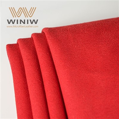 신발용 유연한 마이크로 섬유 합성 스웨이드 가죽 소재